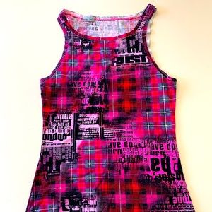 Euro punk alternative emo vintage 90s/2000s XS made in Spain top y2k